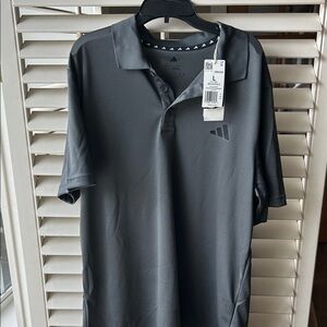 Adidas Men's Charcoal Polo Shirt